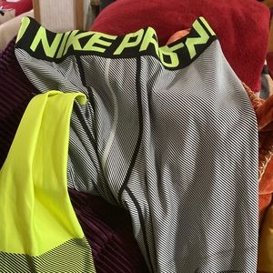 Mens Nike pro compression shirt and pants